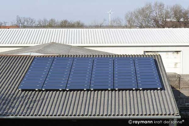Photovoltaikanlage auf dem Biohof Adamah