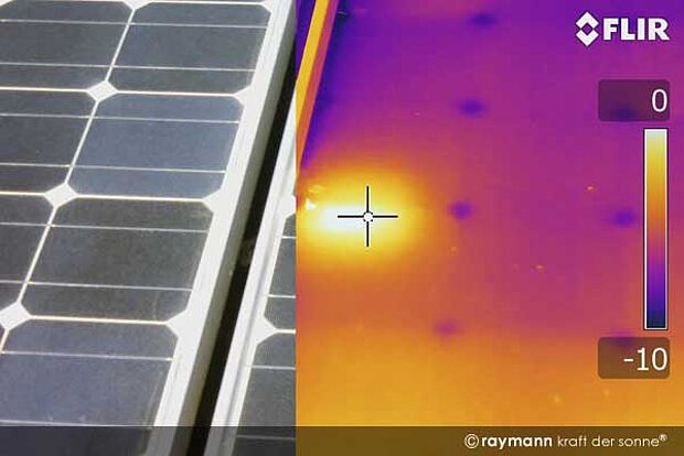 Wärmebildanalyse Photovoltaikanlage